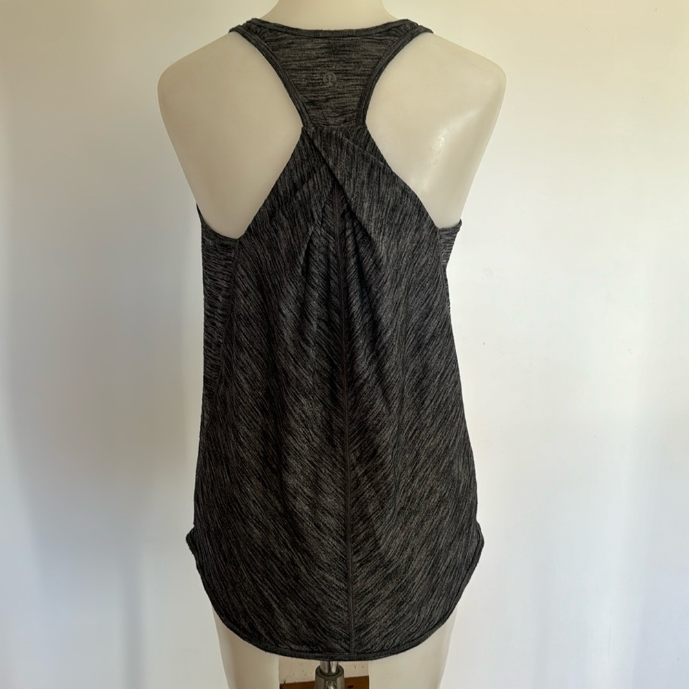 lululemon athletica Dark Gray Heather Racerback Tank Top